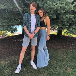 Free People Just Float on Flare Jeans